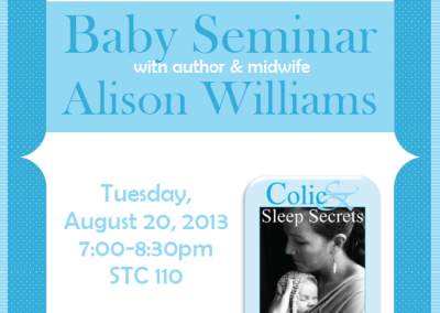 colic and sleep secrets flyer