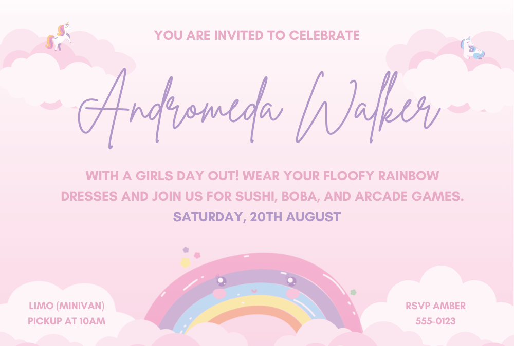 event invitations