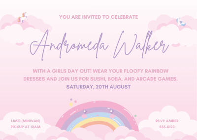 event invitations