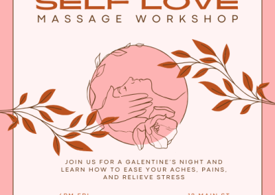massage class social media post